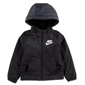 Nike Fleece Lined Windbreaker Zip Jacket Sz 2T